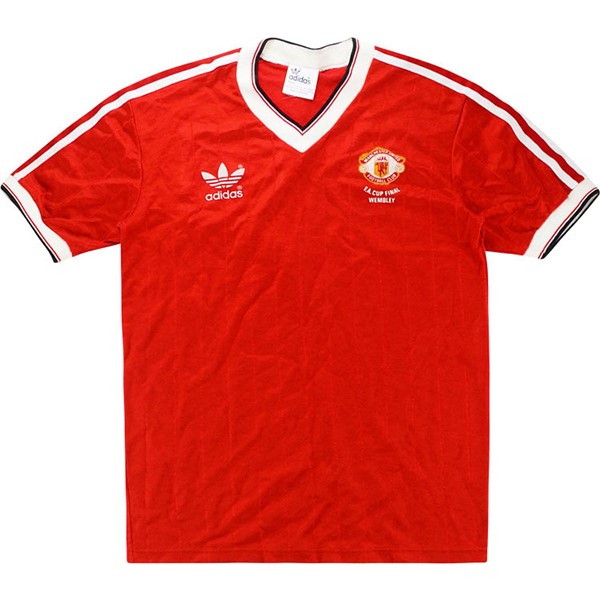 Tailandia Camiseta Manchester United 1st Retro 1983 Rojo